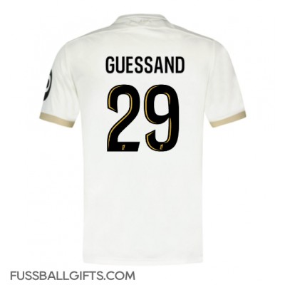 OGC Nice Evann Guessand #29 Fußballbekleidung Auswärtstrikot 2024-25 Kurzarm OGC Nice Evann Guessand #29 Fußballbekleidung Auswärtstrikot 2024-25 Kurzarm